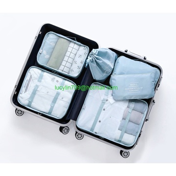 Packing Cube- Durable 6 Piece Compression Travel Luggage Organizer-Clothes Storage Bag-Travel Pouch Laundry Bag