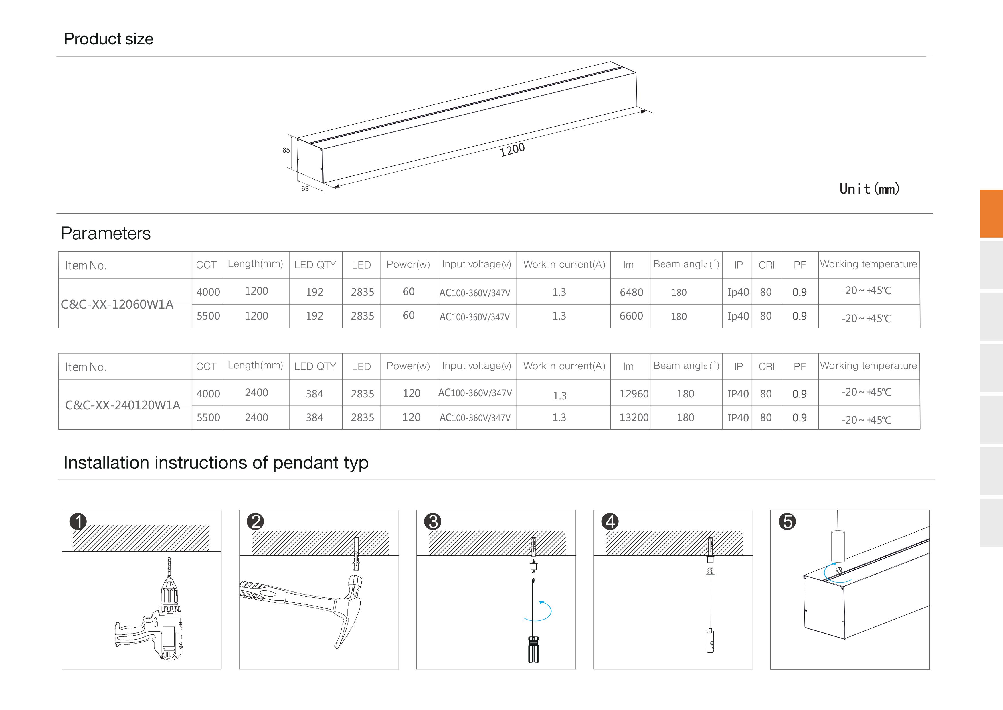 led linear lamp