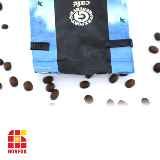 12 Colors Printed One-Way Valve Coffee Packing Bag