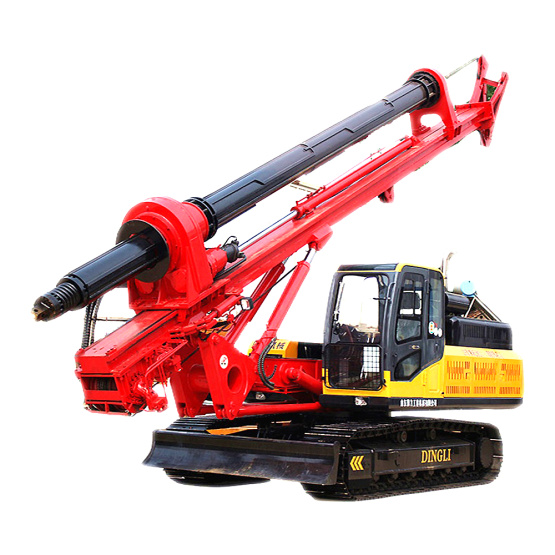 Ground mobile pile driving machine