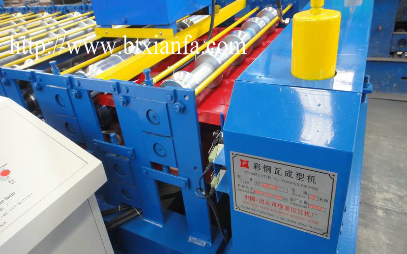 aluminum double layer roll forming machine