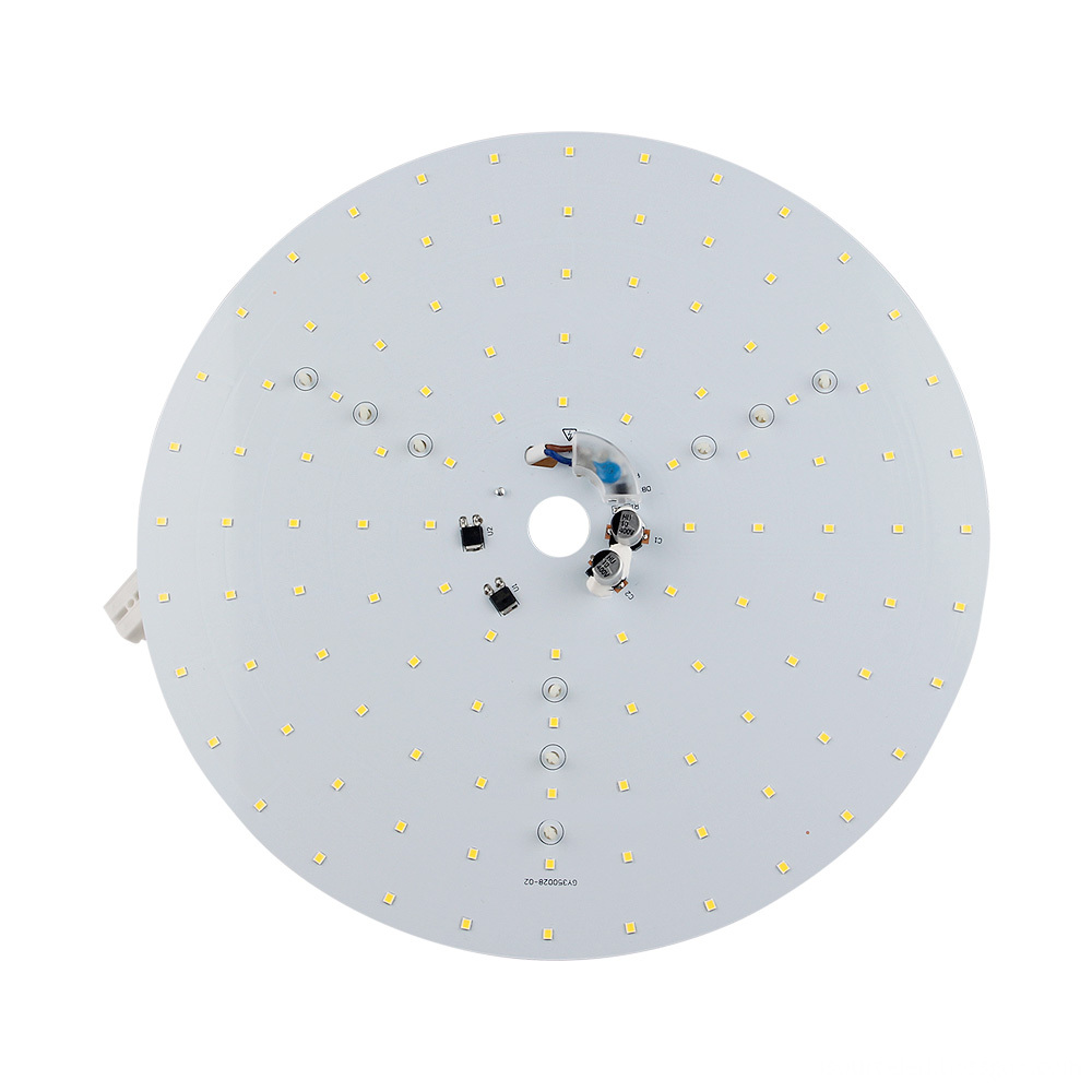 Frontal picture of warm white 35W led ceiling lamp module