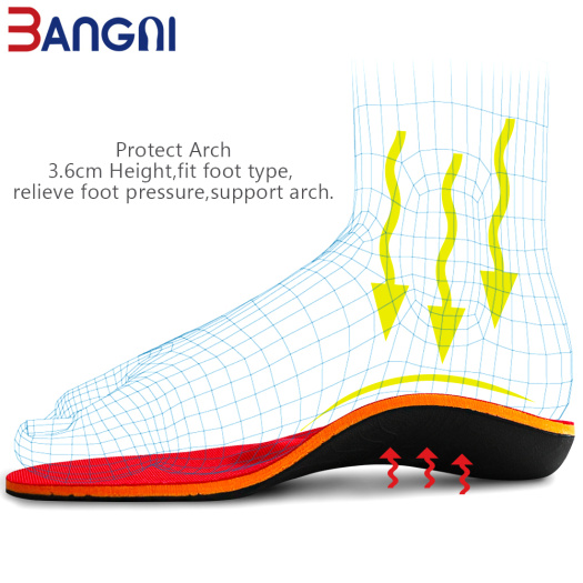 Orthotic Breathable Shoes Insole Arch Support Pad Man