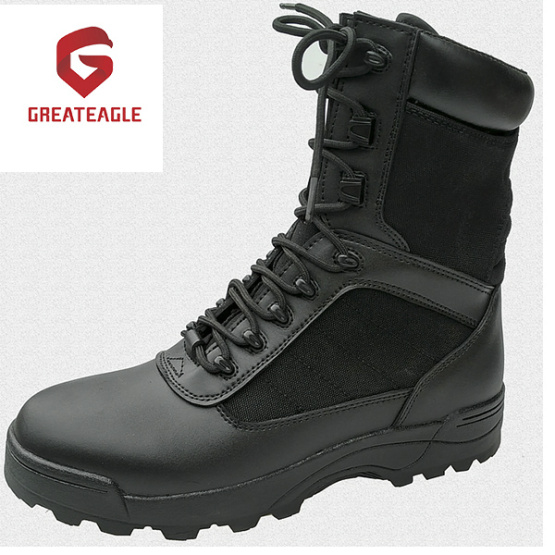 High Ankle Full Grain Steel Leather Safety Shoes