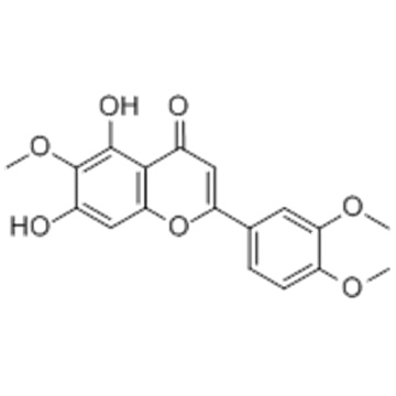 4H-1-Benzopyran-4-one,2-(3,4-dimethoxyphenyl)-5,7-dihydroxy-6-methoxy- CAS 22368-21-4