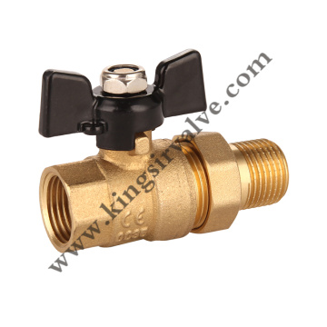 Butterfly handle ball valve