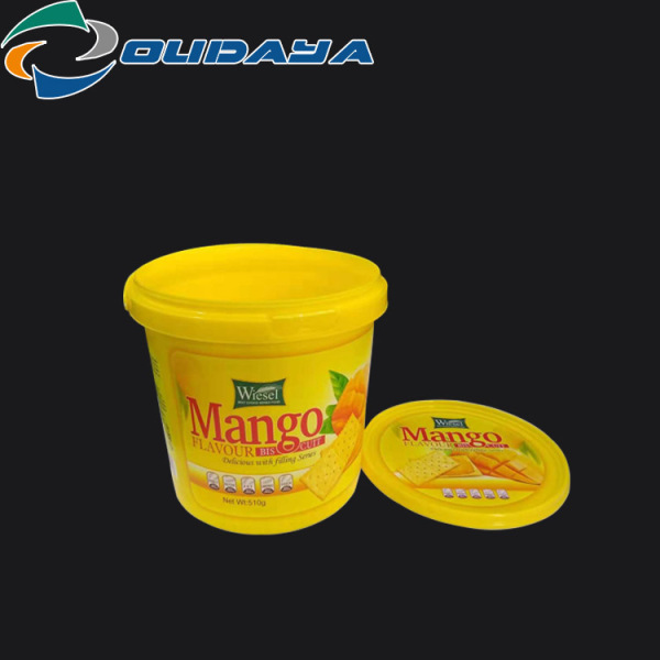 Bucket Container Plastic Storage Food box with Handle