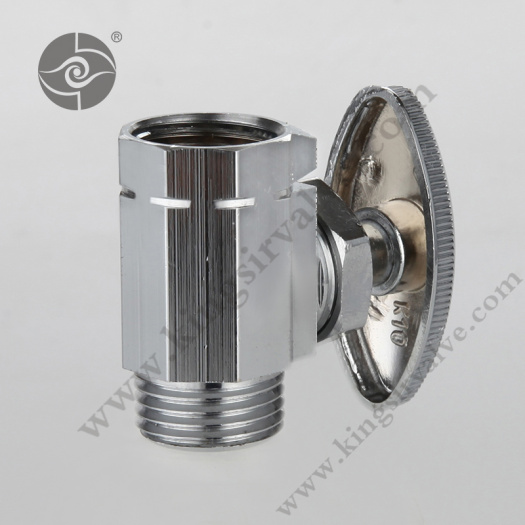 Chrome plate angle valve