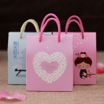 Candy packaging paper wedding favor box