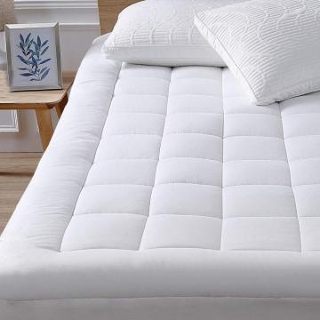 100% cotton down-proof mattress topper with elastic strap