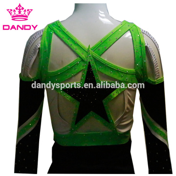 Off The Shoulder Stars Cheer Dance Costume