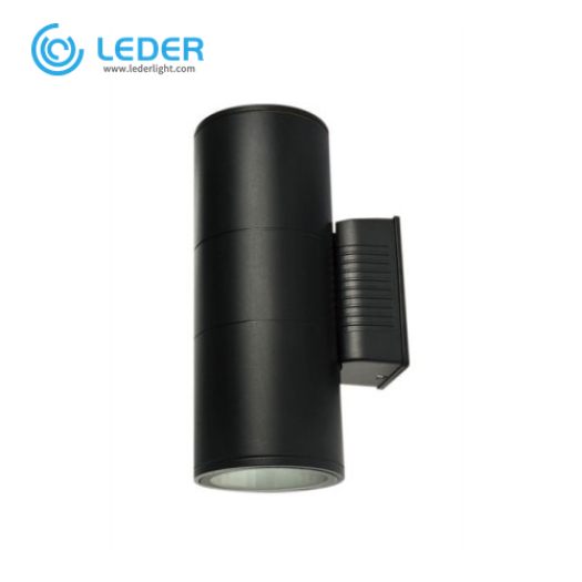 LEDER Black Body IP65 15W Outdoor Wall Light