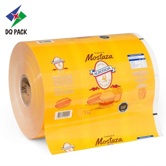 Flexible packaging plastic film roll for snack