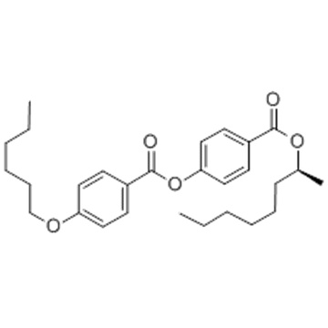 Benzoic acid,4-(hexyloxy)-, 4-[[[(1S)-1-methylheptyl]oxy]carbonyl]phenyl ester CAS 87321-20-8