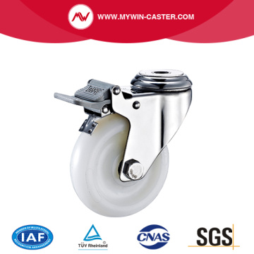Brake PA Bolt Hole Stainless Steel Caster