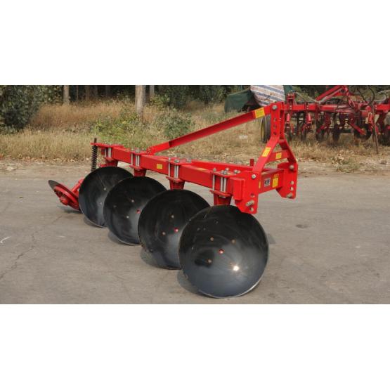 Agricultural rotary disc plow