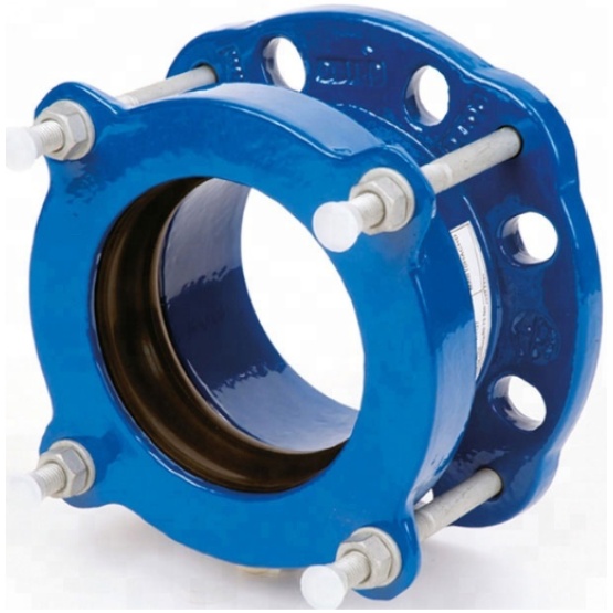 Ductile Iron Cast Pipe Fittings Restraint Flange Adapter