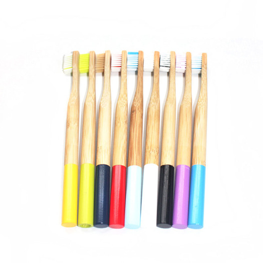 Charcoal Natural Bamboo Wood Handle Toothbrush