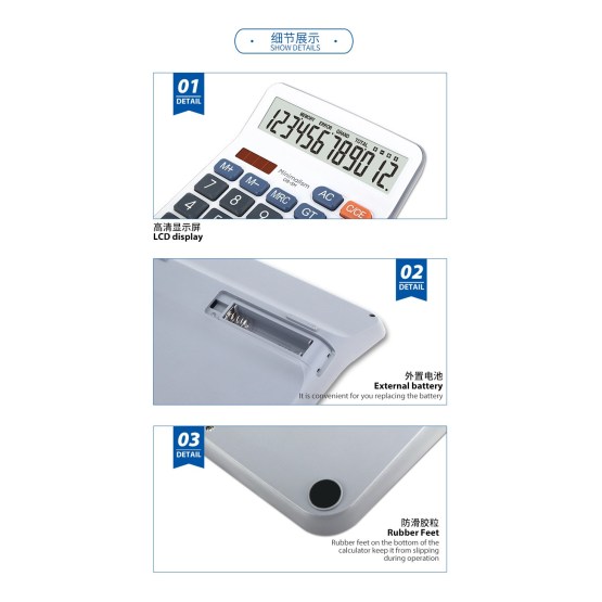 electronic scientific calculator 12 digits instructions