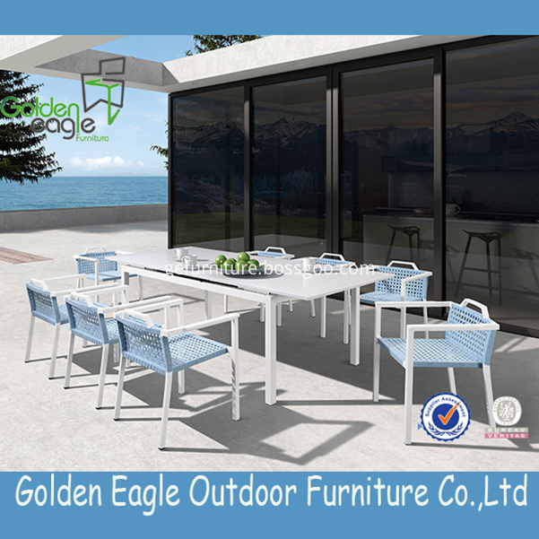 Dedon outdoor aluminum furniture