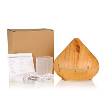 Wood Grain Aromatherapy Essential Oil Aroma Diffuser Speaker