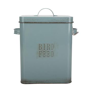Bird feed container pet food container with scoop