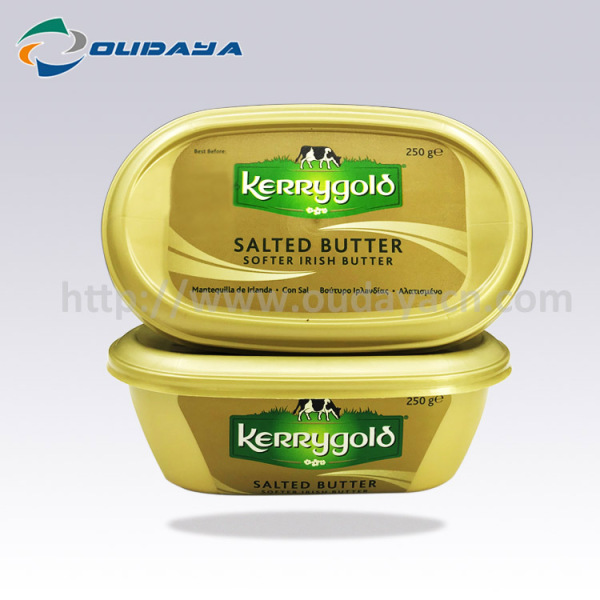 250g IML plastic container for butter