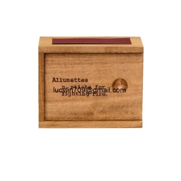 Accessories Matches Wooden Box