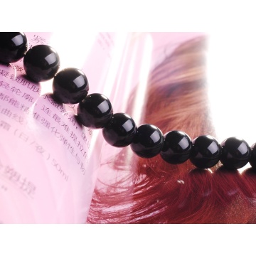 10MM Natural Black Obsidian Round Crystal Beads 16