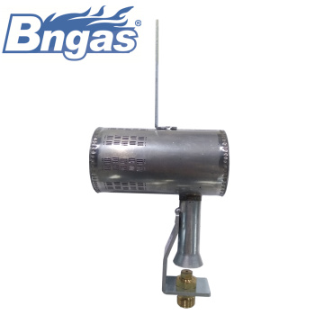 Stainless steel short gas burners with bracket