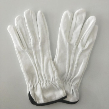 Berets Cap White Cotton Gloves
