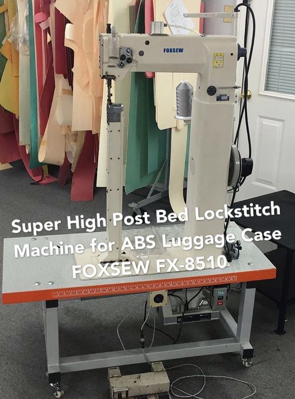Super High Post Bed Sewing Machine For Luggage Case Foxsew Fx 8510 2