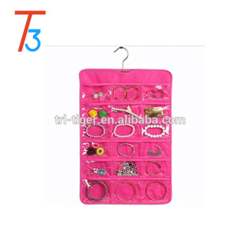 32 pocket double side accessory organizer over the door hanging jewelry organizer