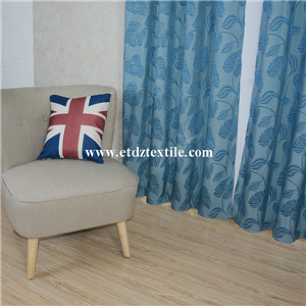 First Class European Popular Wrinkle Curtain Fabric