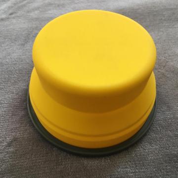 Round portable foldable crisper containers bento box