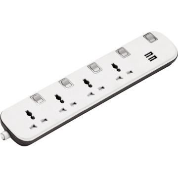4 outlets universal extension socket