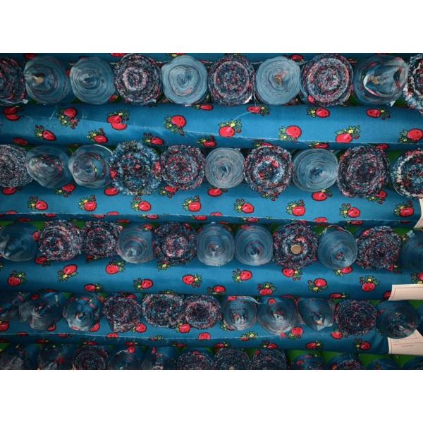 polyester pigment rotary print bed sheet fabric