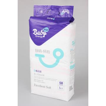 Eco-Friendly Soft Disposable Baby Diapers With PLUP