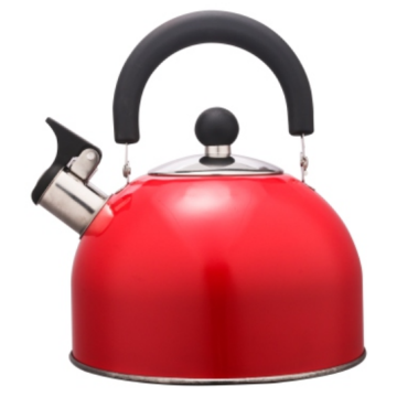 2.5L Stainless Steel color painting Teakettle red color