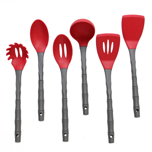 6pcs silicone kitchen utensil set