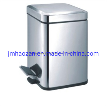 Pedal Waste Bin with Square Shape Body