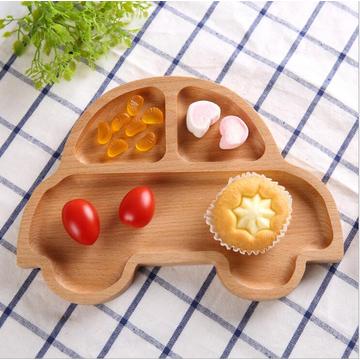 European Unfinished natural fruit plate snacks candy wooden tray