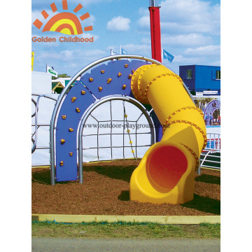 Outdoor Playground System With Tube Slide For Sale