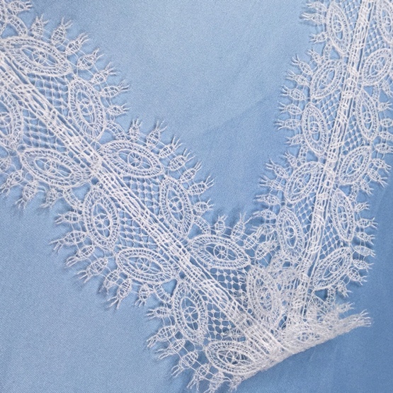 Bridal Embroidered Net Lace Trim