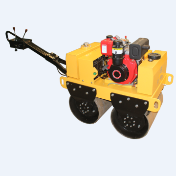 New double drum small weight mechanical road roller