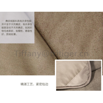 High quality suede material khaki color mattress for folding bed