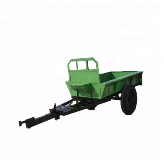 Agricultural transport vehicle walking tractor dump trailer