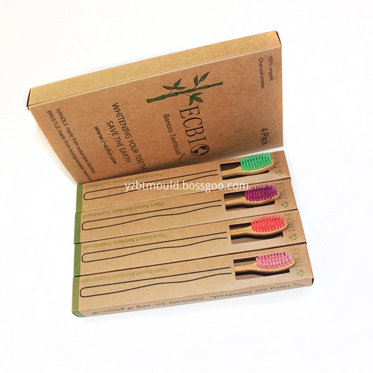 Colorful Bamboo Nano Charcoal Toothbrush