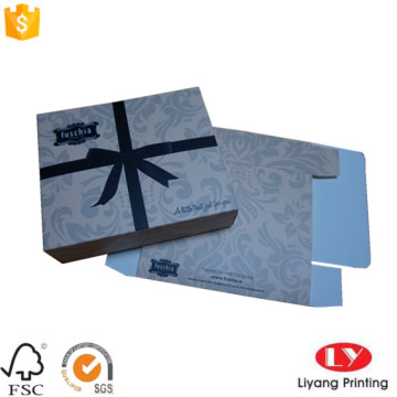 Cosmetic gift packaging box with logo printed