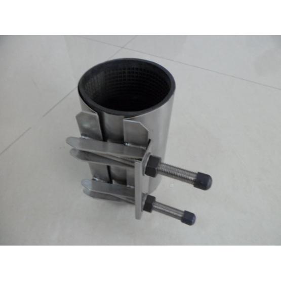 Stainless steel single band clamp for pipe repair